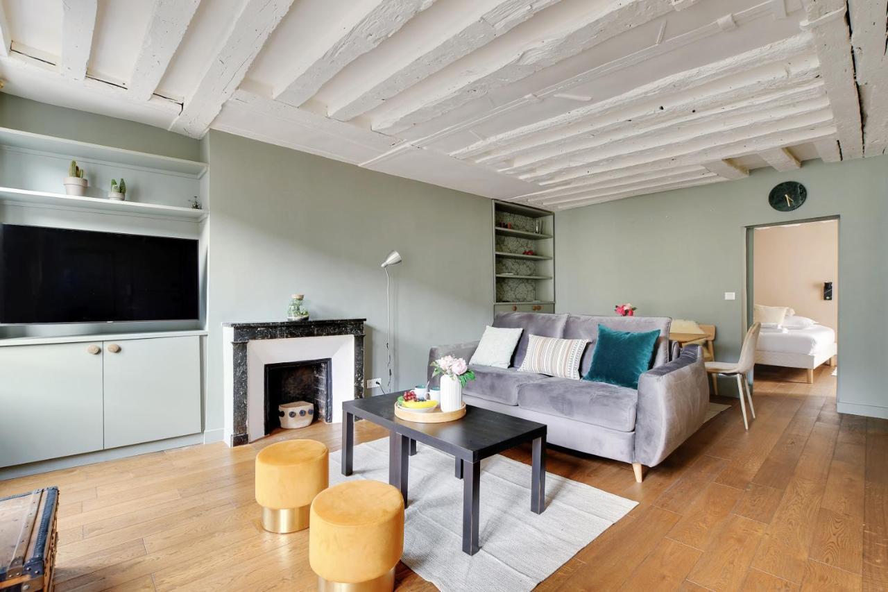 Chic Apartment -1Br-4P- Haut Marais - Republique Paříž Exteriér fotografie